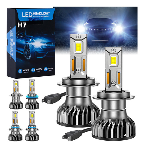Par Kit De Faros Led H7 H11 9005 9006 Canbus Csp Auto 220w