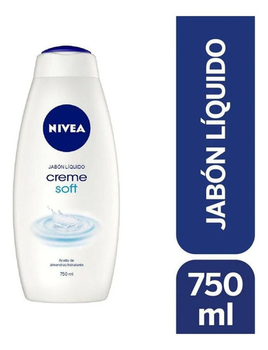 Jabon Líquido Nivea Creme Soft 750ml