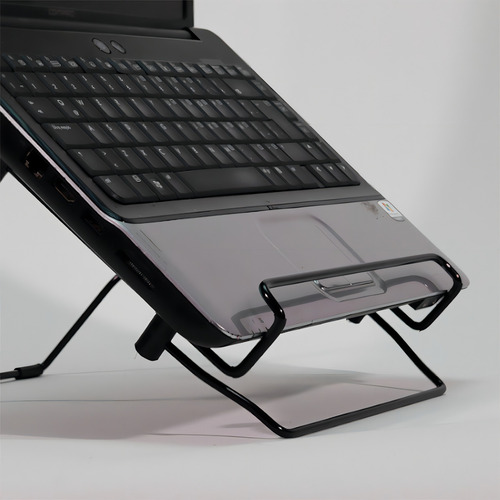 Suporte Para Notebook Regulável Sn-1266 Digitador Cor Preto