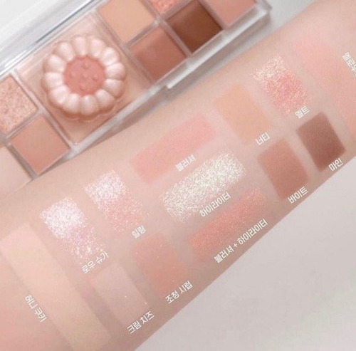 Paleta Miss Lara Daisy Flower Sombras Rubor Estilo Coreano Color Tono 01