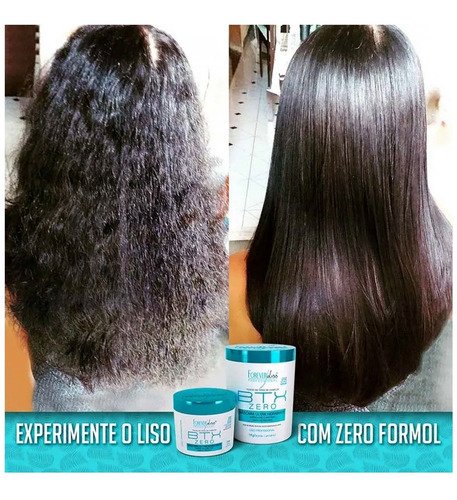 Kit Forever Liss Botox Zero 1kg Shampoo Detox Cauterização