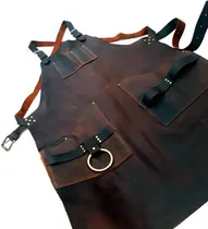 Comprar Delantal De Cuero Parrillero, Chef, Asador Para Caballeros 
