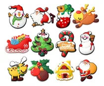 Comprar 12 Imane Navidad Para Refrigerador Papa Noel Reno Trineo