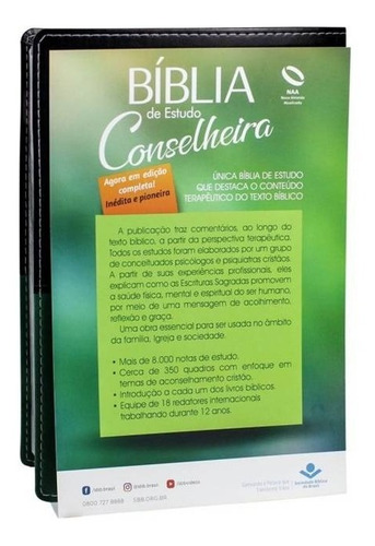 Bíblia De Estudo Conselheira = Nova Almeida Atualizada