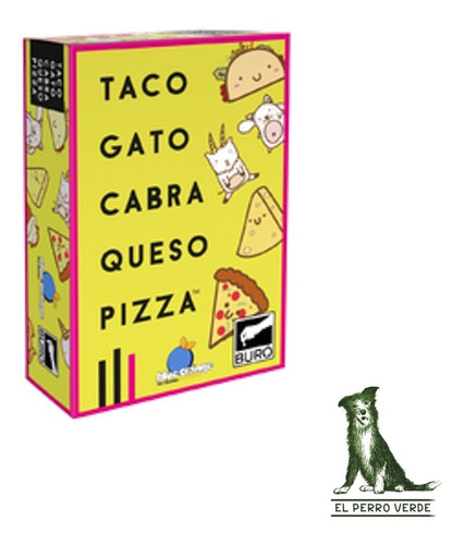 Taco Gato Cabra Queso Pizza - El Perro Verde Juegos De Mesa