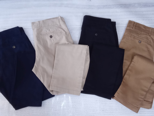 Combo/pack X2 Pantalón De Vestir De Gabardina Elastizada