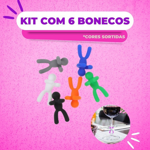 Imagem 3 de 3 de Marcador De Taça Vinho Organizador Visitas ( Envio Hoje )