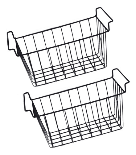 Qj1 2 Cestas Alambre Para Organizar 45 Cm X 24,5 Cm X 20 Cm