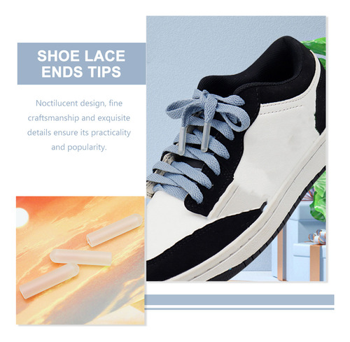 8 Puntas De Cordones De Plástico Para Cordones