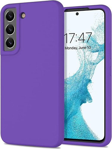 Funda De Silicona Para Samsung Galaxy S22 Plus (purpura)