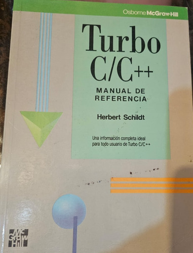 Libro Turbo C/c++ Herbert Schildt (Usado)