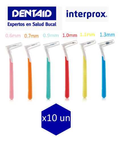 Cepillo Interprox Plus Pack X10 Unidades