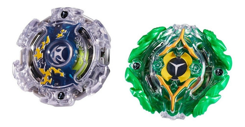 Beyblade Burst Kerbeus K2 y Yegdrion Y2 B9491 Hasbro coloreados en color