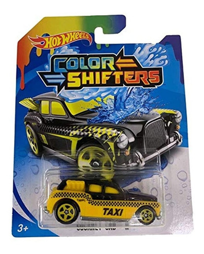 Color Shifter Hot Wheels Taxi City Work Series En Escala