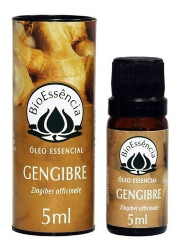 Óleo Essencial De Gengibre 5ml Bioessencia 100% Puro