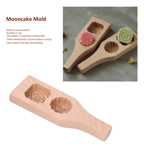 Molde Para Pastel De Luna De 2 Agujeros Estilo Chino