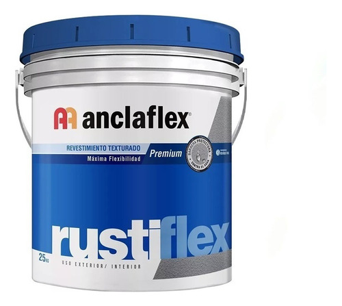 Revestimiento Anclaflex A Rodillo Rustiflex Blanco 5kg