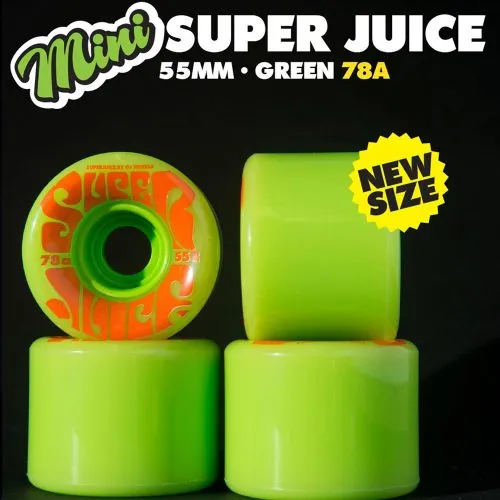 Roda Oj Wheels 55mm Mini Super Juice 78a Pure Urethane Macia
