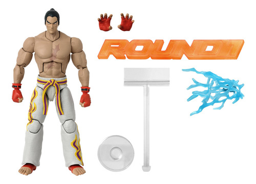 Bandai Tekken 40671 Kazuya Mishima Game 17cm Figura Articula