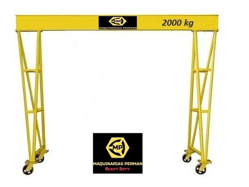 Imagen 1 de 10 de Pórtico Grúa Desmontable - Puente Grúa 2000kg - Completo 2tn