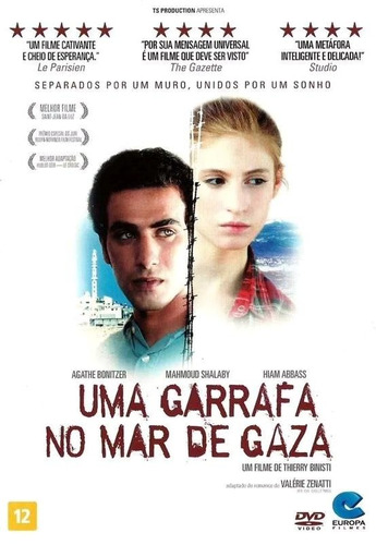 Uma Garrafa No Mar De Gaza - Dvd - Agathe Bonitzer - Novo