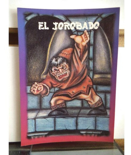 Tarjeta El Jorobado # 97 Monstruos Del Bolsillo Vintage
