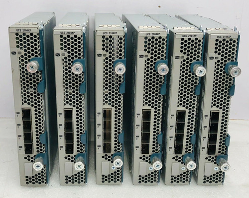 Lot Of 6 Cisco Ucs 2104xp N20-i6584 V06 4-port Fabric Ex Llf