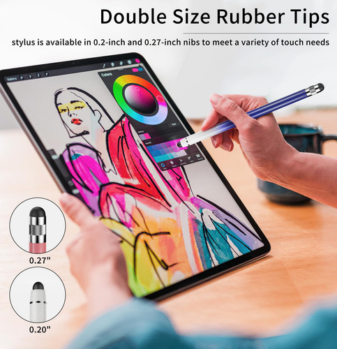 Canetas Stylus Wetpuorek Para iPad, iPhone, Microsoft Surfac