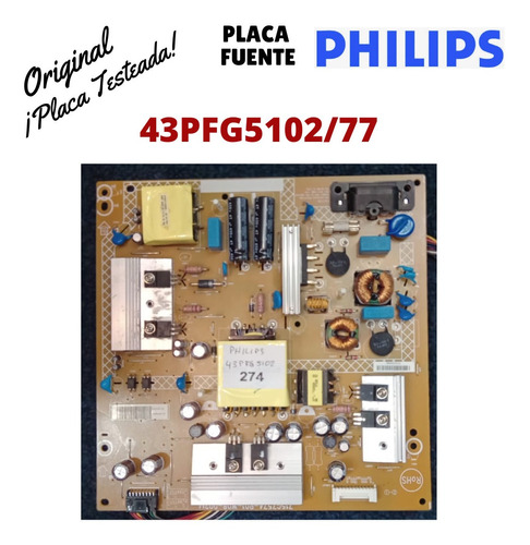 Placa Fuente De Alimentacion Philips 43pfg5102 Original 