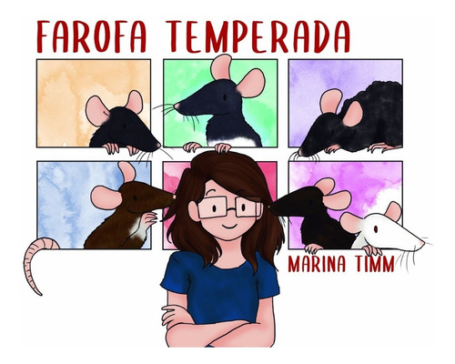 Livro: Farofa Temperada - Marina Timm - Rata Farofa - Capa Dura