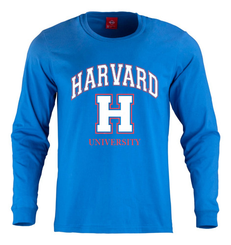 Polera Manga Larga Harvard University *