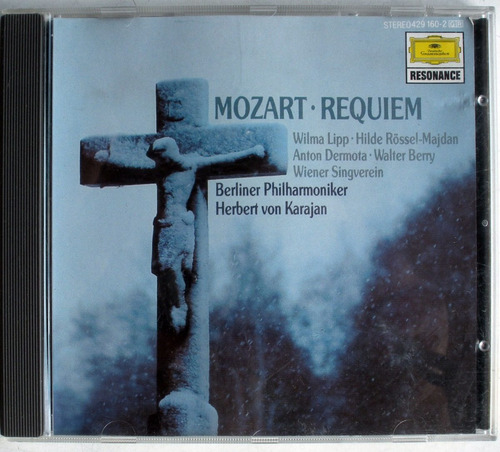 Mozart  Requiem  Berliner Herbert Von Karajan Cd Imp Aleman