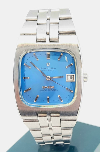 Reloj Omega Constellation Dial Turquesa Tiffany 70'excelente