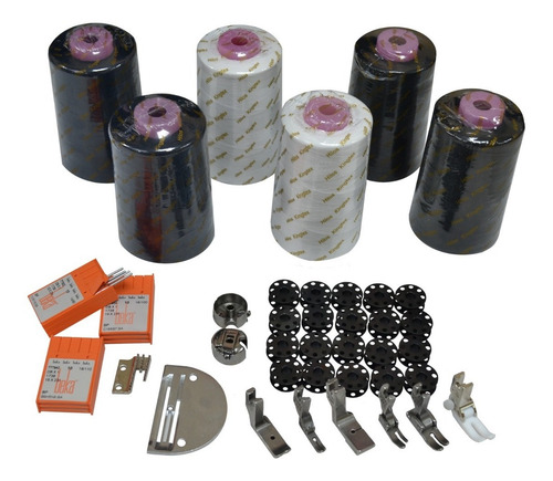 Imagen 4 de 10 de Máq De Coser Jocky Jk-m2 Motor Directo Y Kit De Accesorios