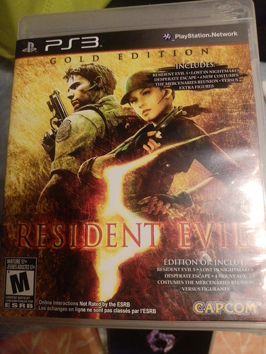Ps3 Resident Evil 5 Gold Edition (Usado)