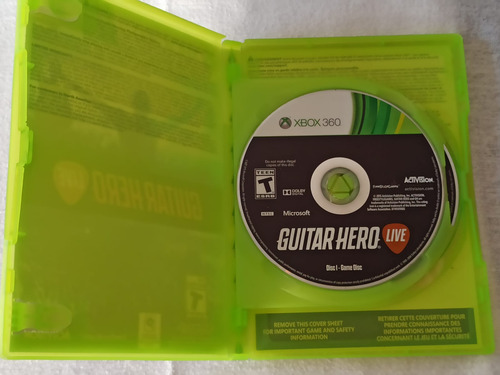 Guitar Hero Live Xbox 360 Original Físico (Usado)