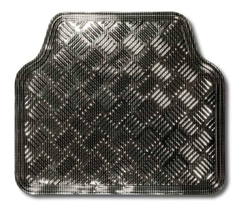 Imagem 3 de 4 de Jogo Tapete Automotivo Alumínio Chumbo Carbono Tuning 4 Pçs