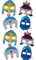 Comprar Caretas Guerreros Medievales Caretas Antifaces Goma Eva X10