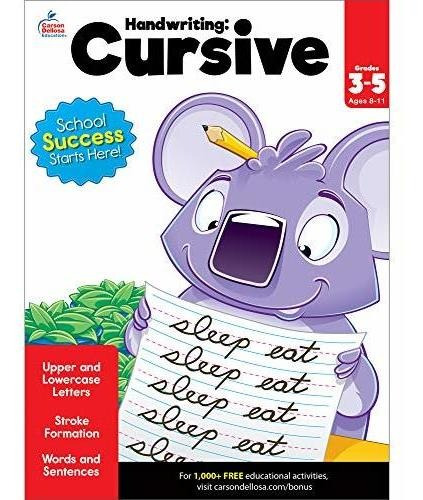 Book : Cursive Handwriting Workbook For Kids - Handwriting.