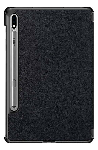 Funda Smart Cover Para Tablet Samsung S9 Plus + Vidrio