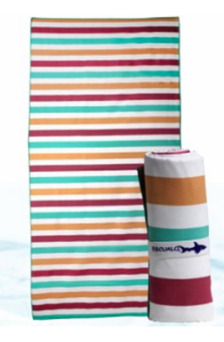 Toalla Natacion Microfibra Mod Multicolor 80x160cm - Escualo