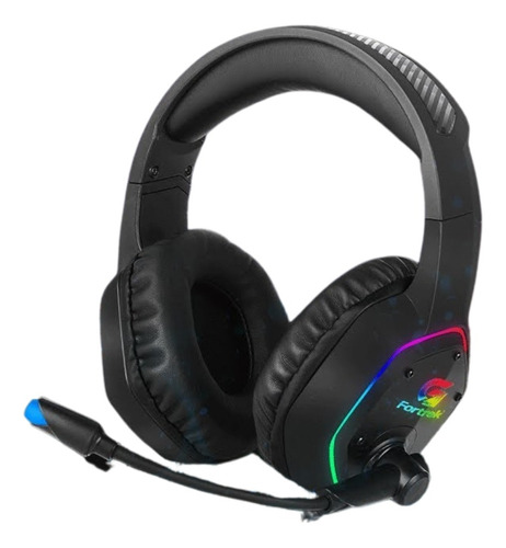 Headset Gamer Rgb Blackfire Preto Fortrek P2 + Adap P3 Nfe