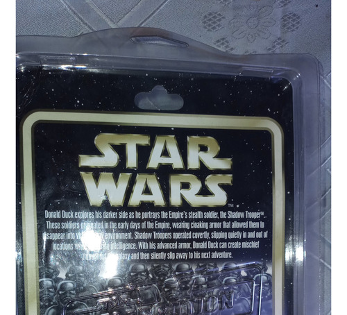 Star Wars Disney Parks Weekends Donald As Shadow Trooper Cel (Usado)