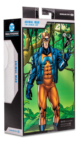 Mcfarlane Dc Multiverse Animal Man 7in (etiqueta Dorada) (Usado)