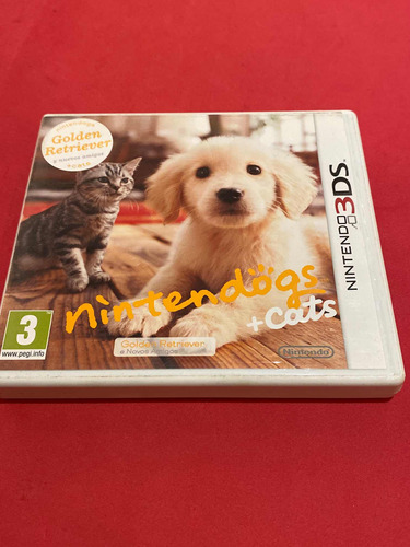 Nintendogs + Cats Golden Retriver Nintendo 3ds Oldskull