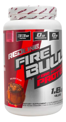 Redline Proteina Zero Fire Bull Flan De Nuez 1.8kg