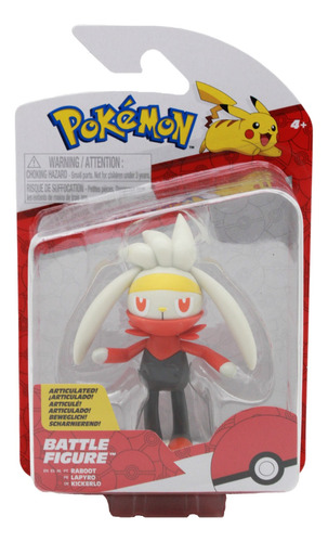 Pokémon Raboot Figura De Batalla Battle Feature Figure