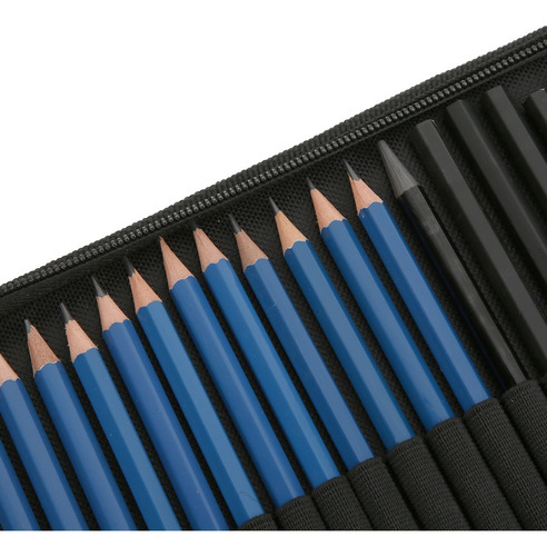 Kit De 41 Lápices De Madera Para Dibujar, Para Estudiantes D