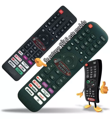 Amabilidad perder posponer Control Remoto Smart Tv Para Noblex Dk43x5100 En3a52n