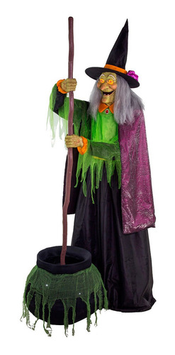Bruja Animada Con Luces Y Sonido Adorno Halloween | Meses sin intereses Bruja Animada Con Luces Y Sonido Adorno Halloween | Meses sin intereses